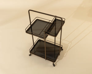 Piet Bar Cart - perfect storage for drinks and glassware | Image 4 | InSTYLE Home & Rugs