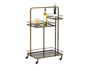 Piet Bar Cart - perfect storage for drinks and glassware | Image 6 | InSTYLE Home & Rugs