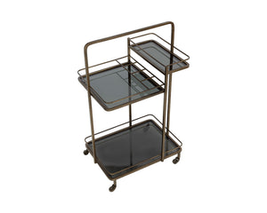 Piet Bar Cart - perfect storage for drinks and glassware | Image 9 | InSTYLE Home & Rugs