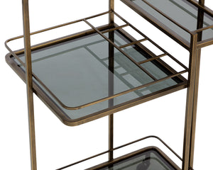 Piet Bar Cart - perfect storage for drinks and glassware | Image 10 | InSTYLE Home & Rugs