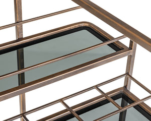 Piet Bar Cart - perfect storage for drinks and glassware | Image 11 | InSTYLE Home & Rugs