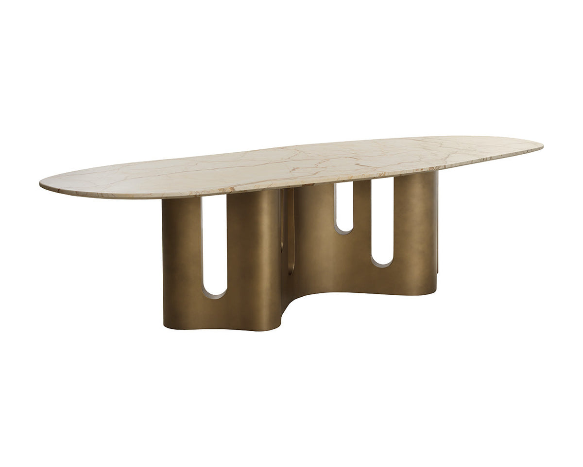 Sylla Dining Table - perfect for family meals | Image 4 | InSTYLE Home & Rugs