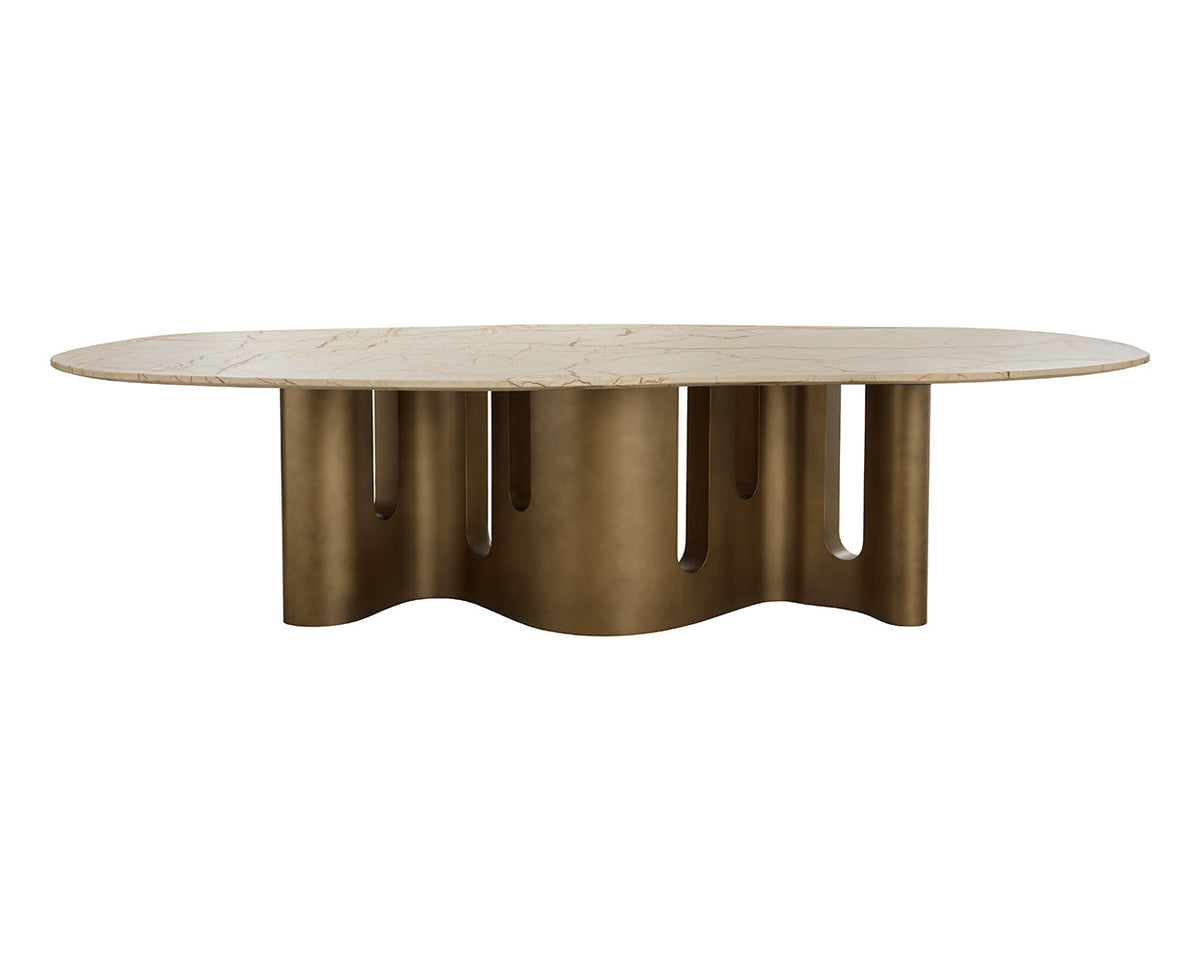 Sylla Dining Table - perfect for family meals | Image 5 | InSTYLE Home & Rugs