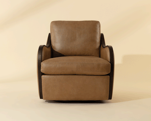 Arnaud Swivel Lounge Chair - comfortable chairs for relaxation | Image 12 | InSTYLE Home & Rugs