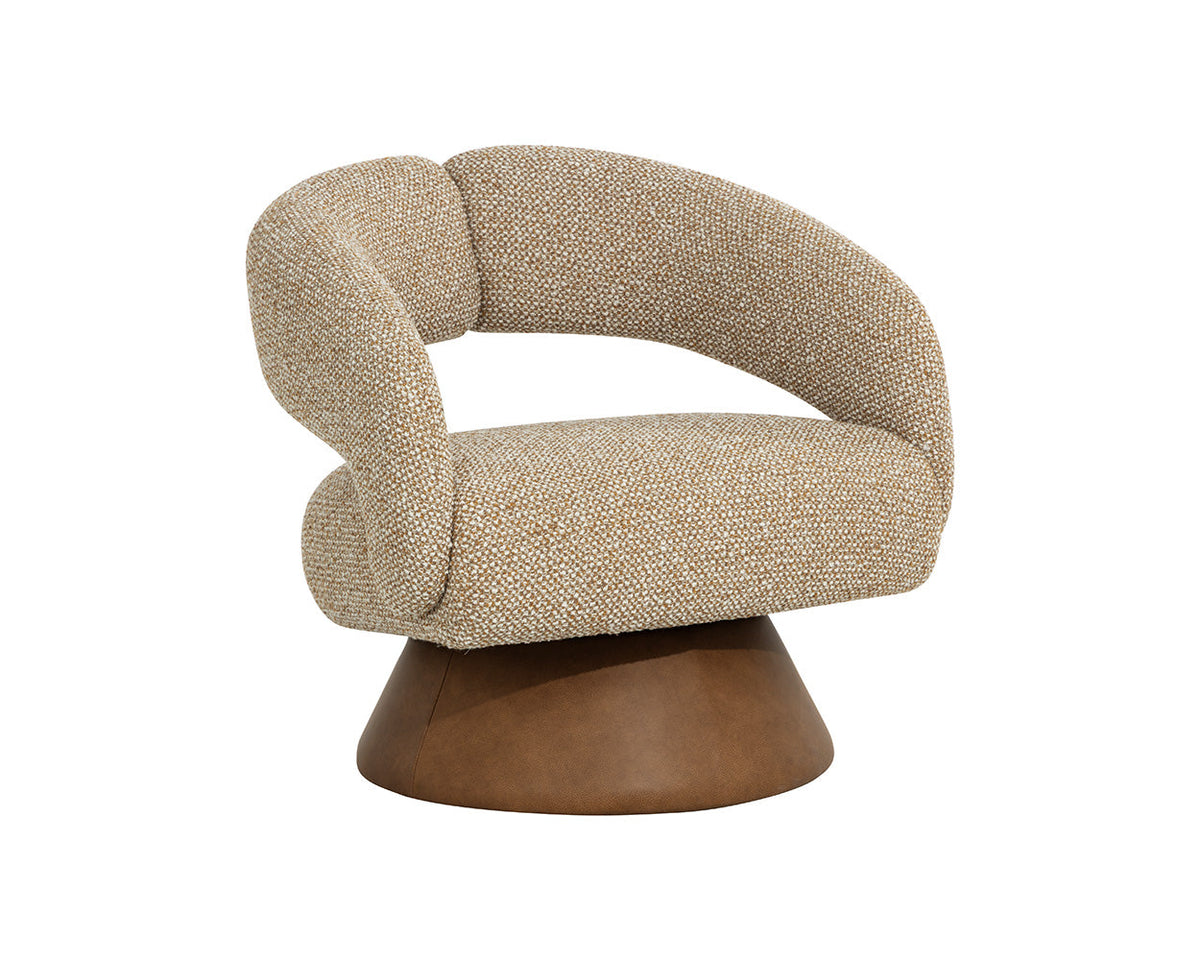 Gemello Swivel Lounge Chair - perfect for casual unwinding | Image 6 | InSTYLE Home & Rugs