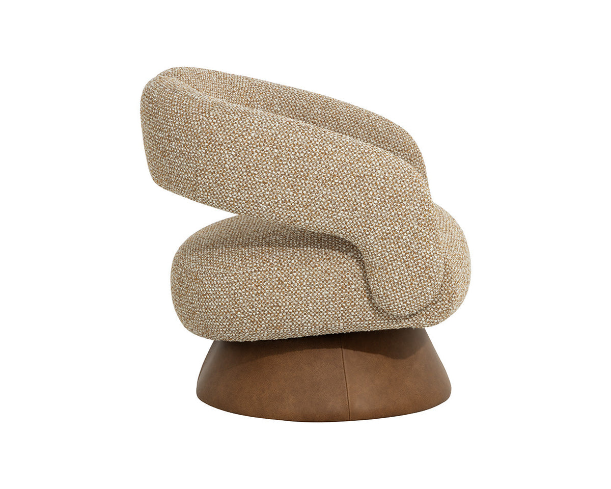 Gemello Swivel Lounge Chair - perfect for casual unwinding | Image 8 | InSTYLE Home & Rugs