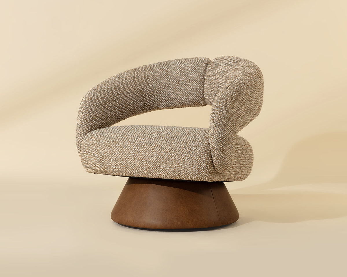 Gemello Swivel Lounge Chair - perfect for casual unwinding | Image 1 | InSTYLE Home & Rugs