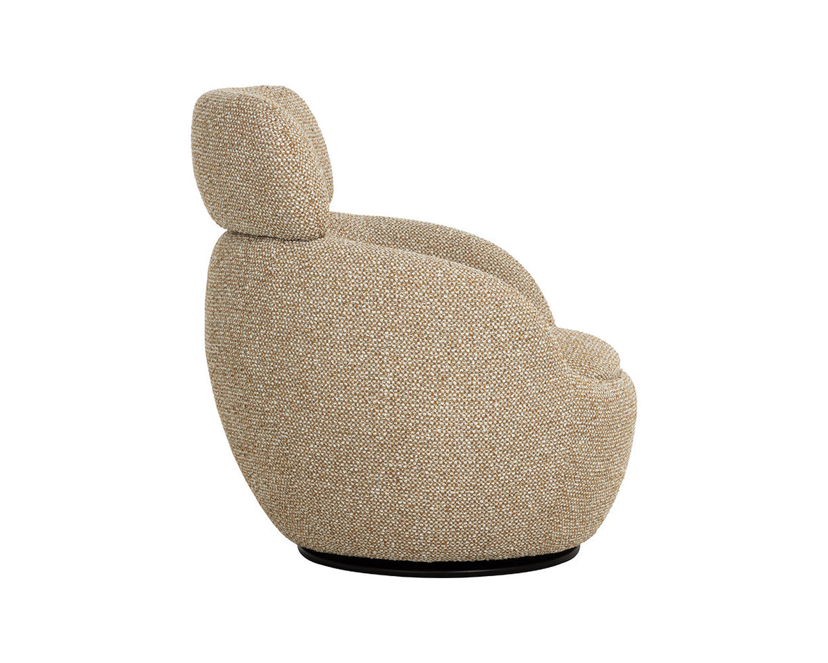 Vulcan Swivel Lounge Chair - stylish lounge chairs for any room | Image 7 | InSTYLE Home & Rugs