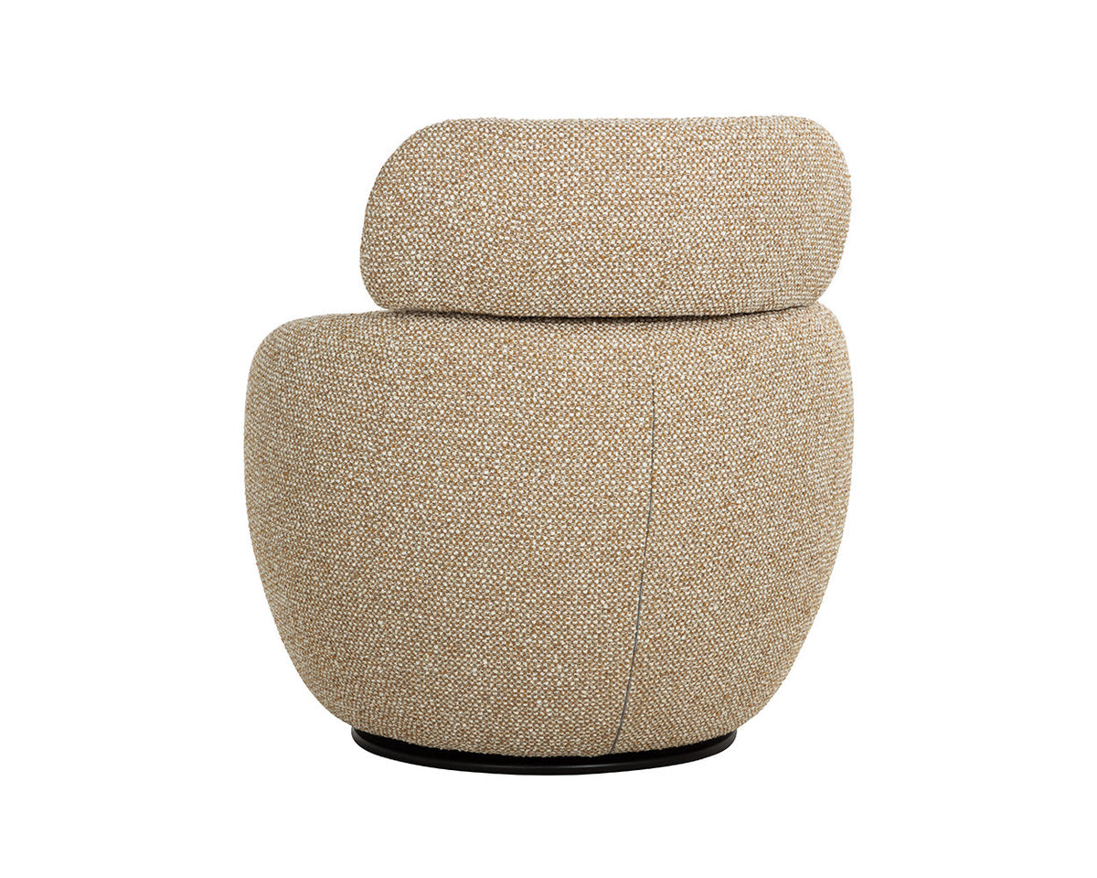 Vulcan Swivel Lounge Chair - stylish lounge chairs for any room | Image 8 | InSTYLE Home & Rugs
