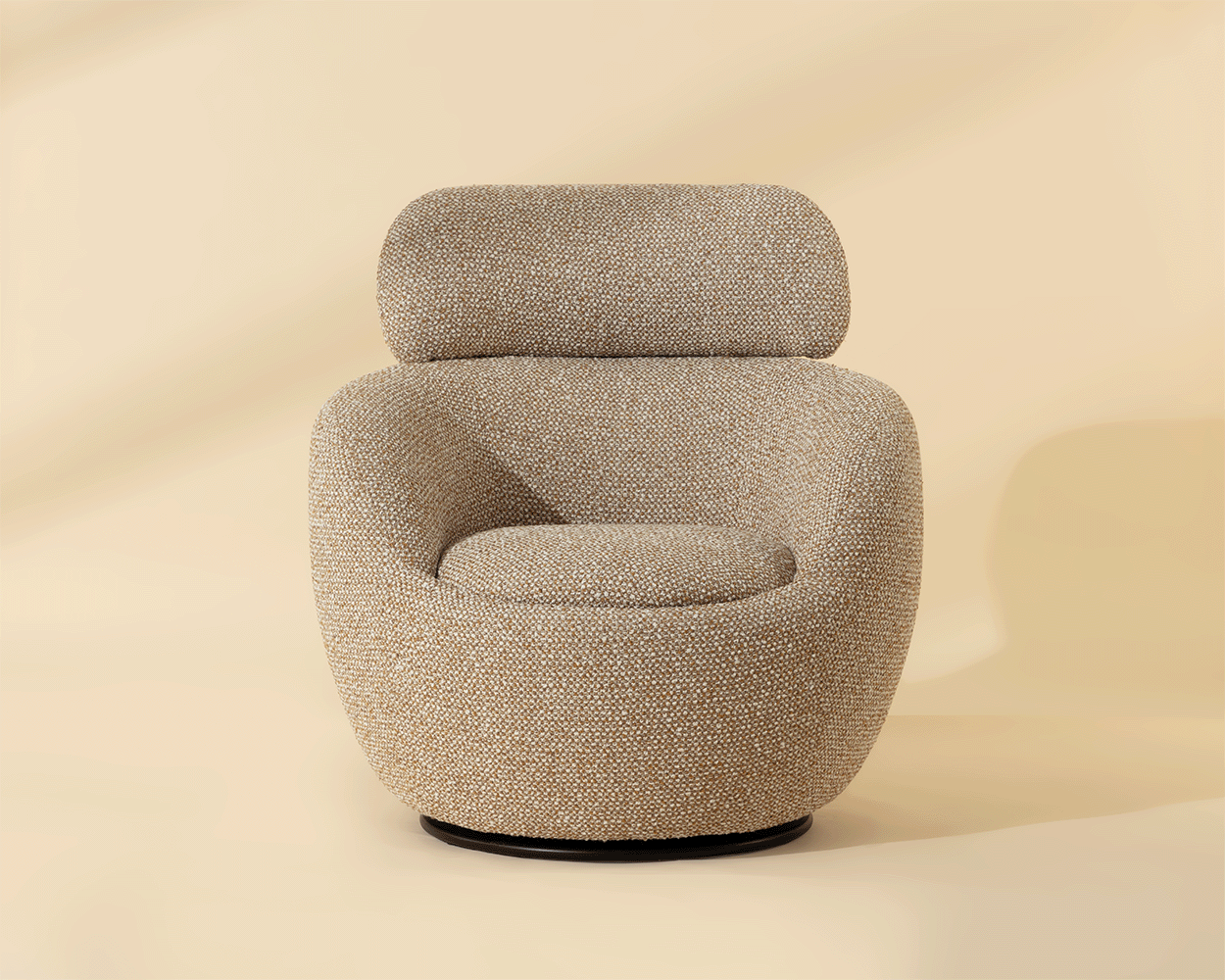 Vulcan Swivel Lounge Chair - stylish lounge chairs for any room | Image 3 | InSTYLE Home & Rugs