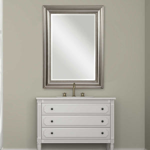 Stuart Mirror, Silver - modern mirror with sleek design for contemporary interiors | Image 4 | InSTYLE Home & Rugs