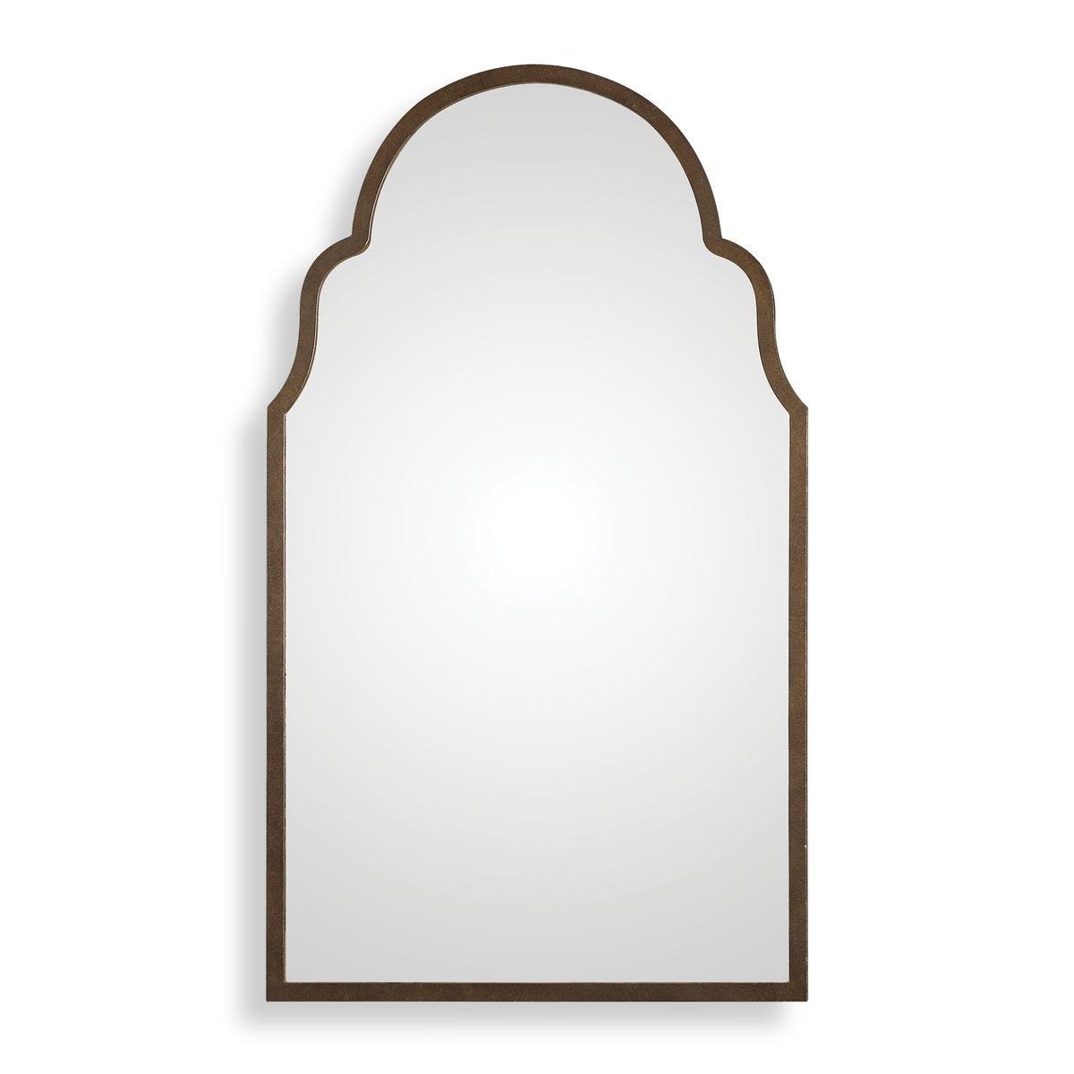 Brayden Arch Mirror, Bronze - modern mirror with sleek design for contemporary interiors | Image 2 | InSTYLE Home & Rugs