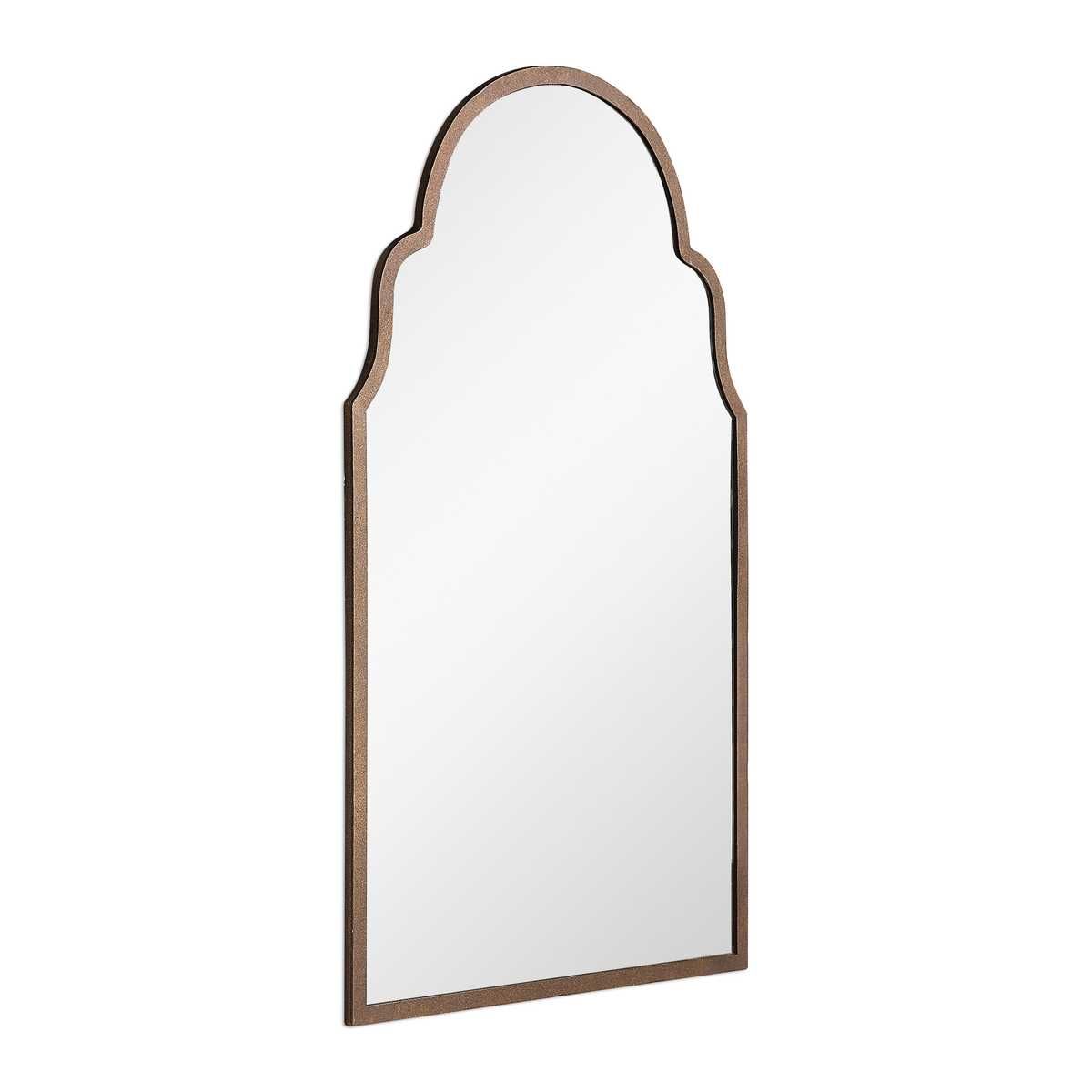 Brayden Arch Mirror, Bronze - modern mirror with sleek design for contemporary interiors | Image 4 | InSTYLE Home & Rugs