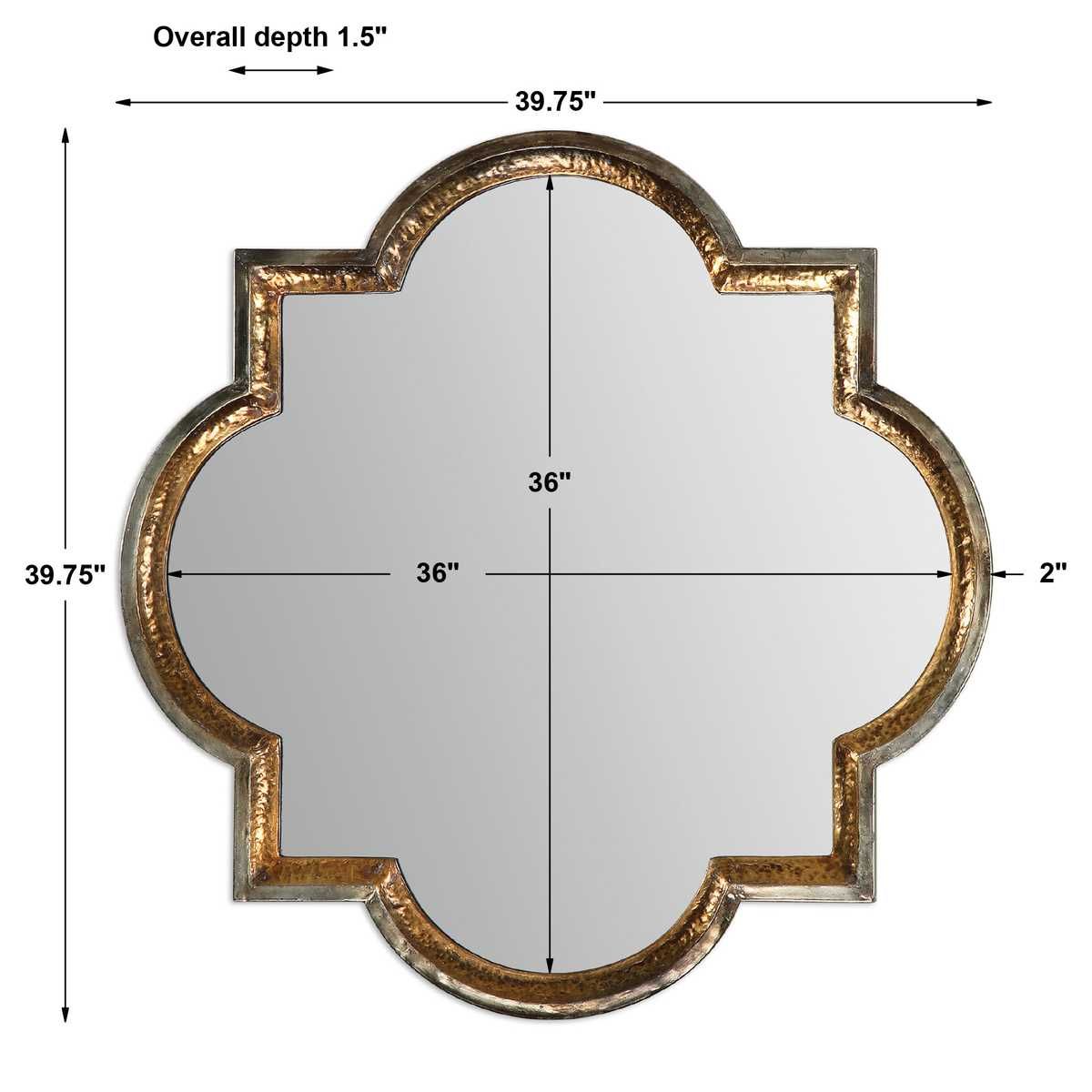 Lourosa Quatrefoil Mirror - full-length mirror for creating the illusion of space and light | Image 6 | InSTYLE Home & Rugs