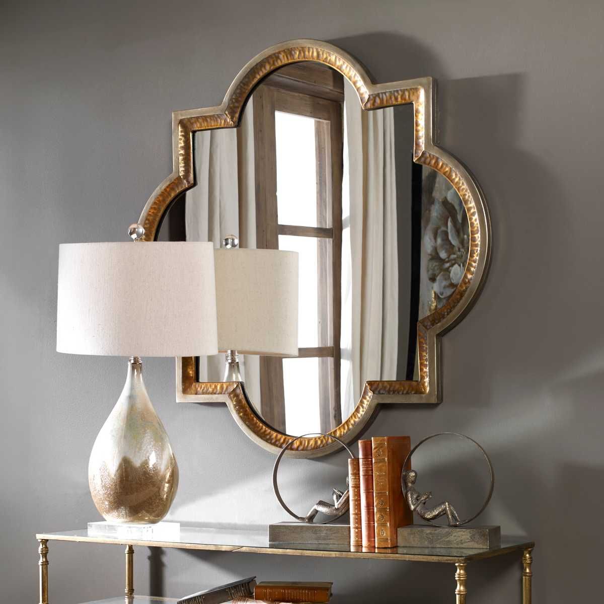 Lourosa Quatrefoil Mirror - full-length mirror for creating the illusion of space and light | Image 1 | InSTYLE Home & Rugs