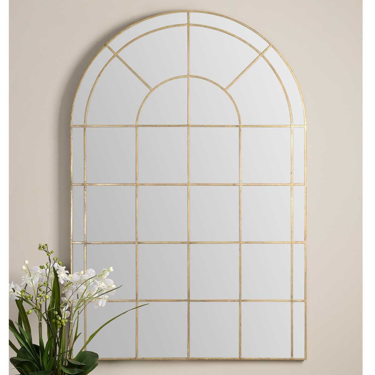 Grantola Arch Mirror, Gold - modern mirror with sleek design for contemporary interiors | Image 5 | InSTYLE Home & Rugs