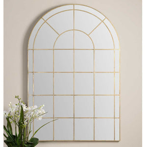 Grantola Arch Mirror, Gold - modern mirror with sleek design for contemporary interiors | Image 5 | InSTYLE Home & Rugs