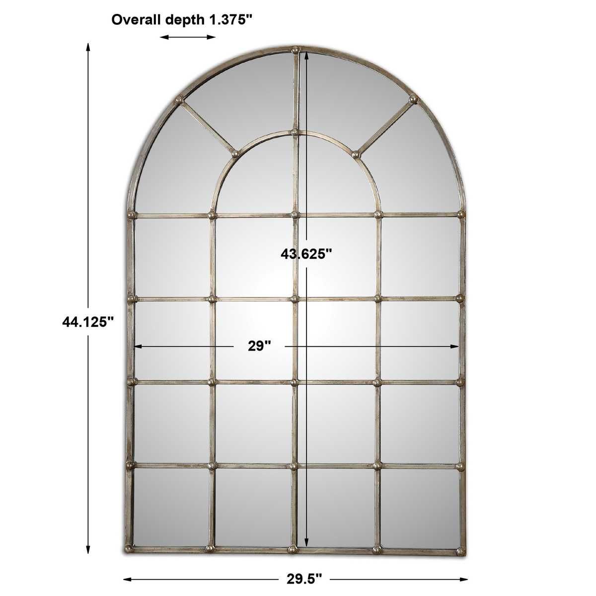 Barwell Arch Mirror - modern mirror with sleek design for contemporary interiors | Image 6 | InSTYLE Home & Rugs