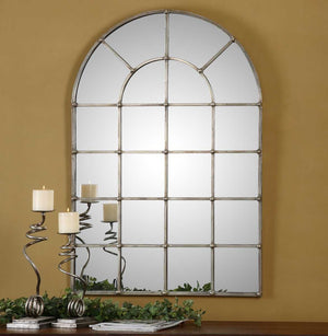 Barwell Arch Mirror - modern mirror with sleek design for contemporary interiors | Image 4 | InSTYLE Home & Rugs