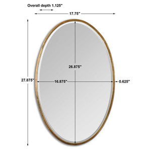 Herleva Oval Mirror - elegant mirror for adding style and light to any room | Image 5 | InSTYLE Home & Rugs