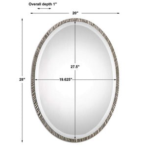 Annadel Oval Mirror - full-length mirror for creating the illusion of space and light | Image 5 | InSTYLE Home & Rugs