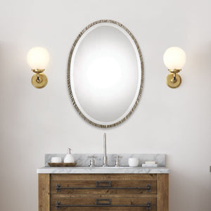 Annadel Oval Mirror - full-length mirror for creating the illusion of space and light | Image 3 | InSTYLE Home & Rugs