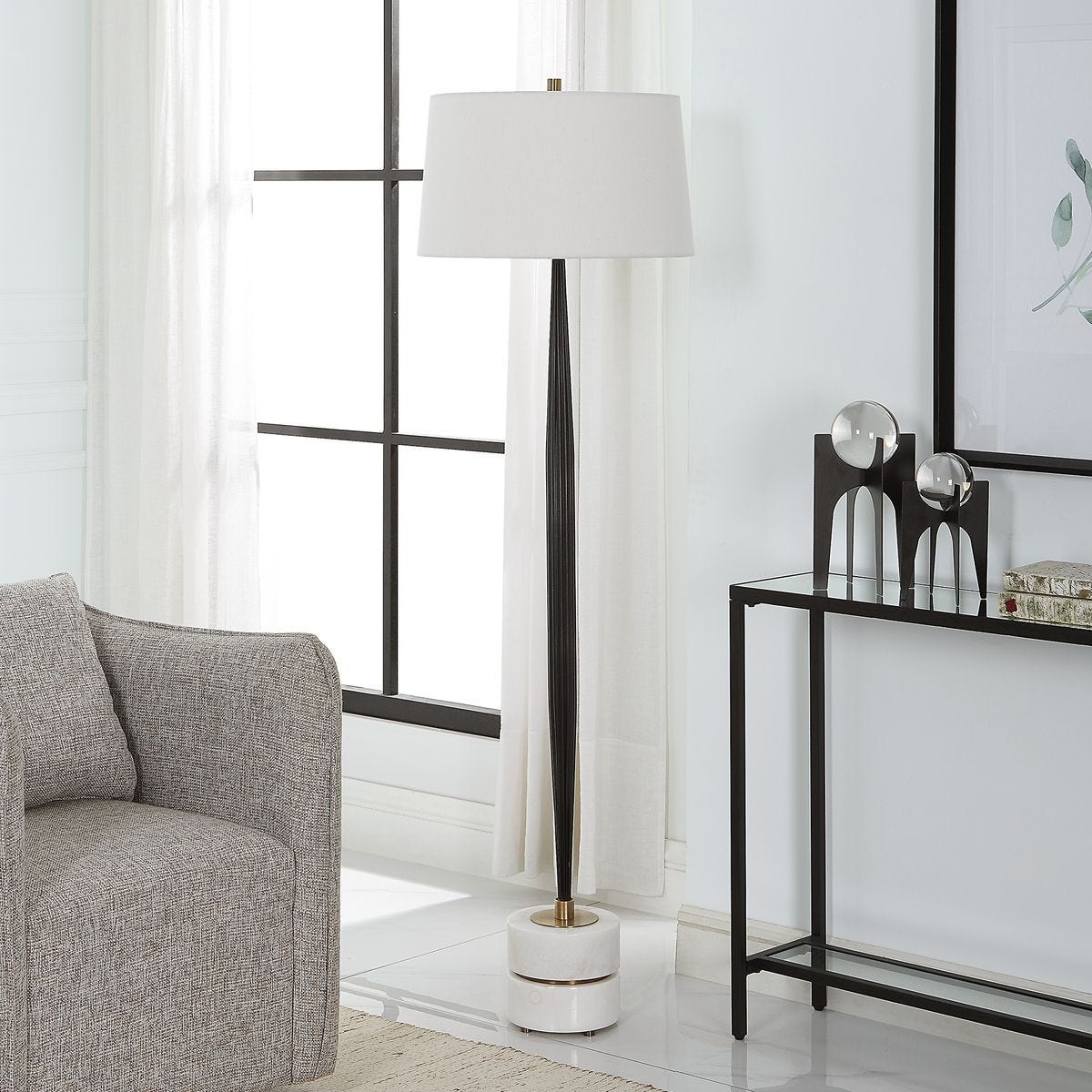 Miraz Floor Lamp - versatile lighting lamps for any interior style | Image 9 | InSTYLE Home & Rugs