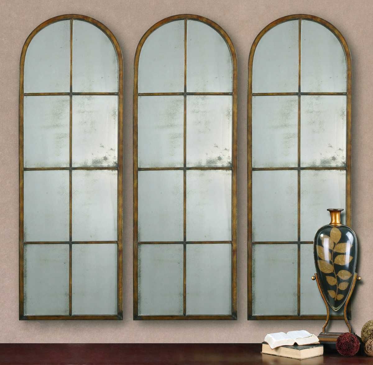 Amiel Arch Mirror, Bronze - modern mirror with sleek design for contemporary interiors | Image 5 | InSTYLE Home & Rugs
