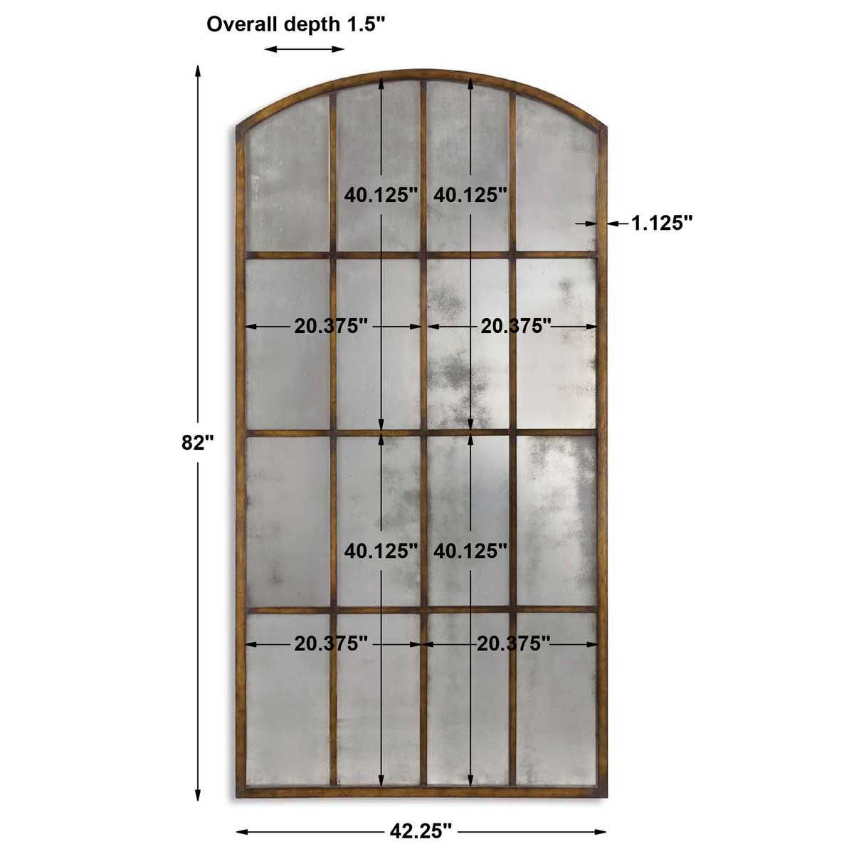 Amiel Large Arch Mirror, Bronze - elegant mirror for adding style and light to any room | Image 6 | InSTYLE Home & Rugs