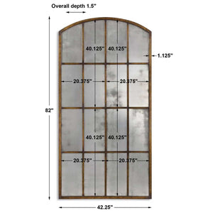 Amiel Large Arch Mirror, Bronze - elegant mirror for adding style and light to any room | Image 6 | InSTYLE Home & Rugs
