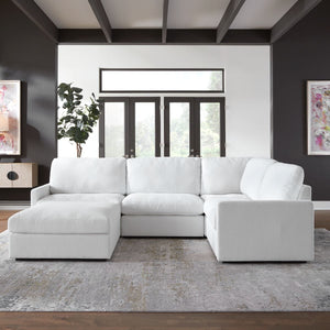 Refuge Sofa, Left Arm Facing, Arctic White - comfortable sofa for modern living | Image 3 | InSTYLE Home & Rugs
