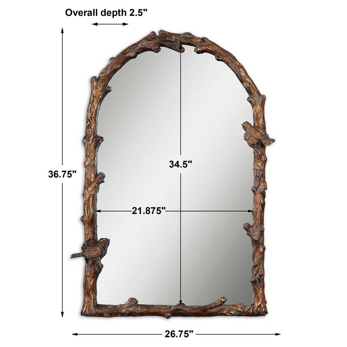 Paza Arch Mirror - modern mirror with sleek design for contemporary interiors | Image 3 | InSTYLE Home & Rugs