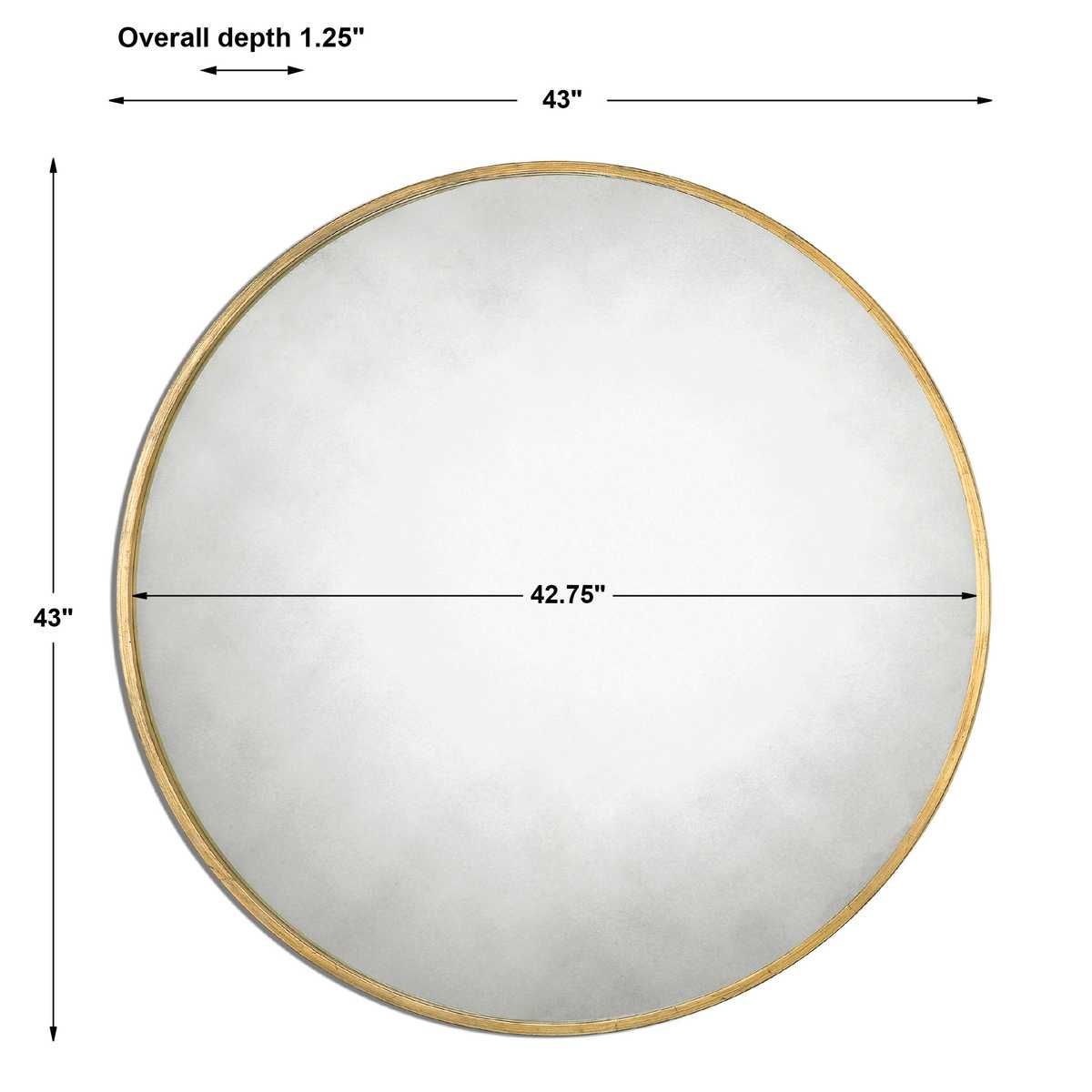 JUNIUS ROUND MIRROR - modern mirror with sleek design for contemporary interiors | Image 6 | InSTYLE Home & Rugs