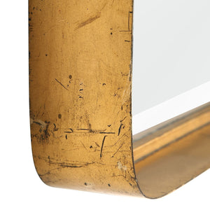 Crofton Vanity Mirror, Gold - full-length mirror for creating the illusion of space and light | Image 4 | InSTYLE Home & Rugs
