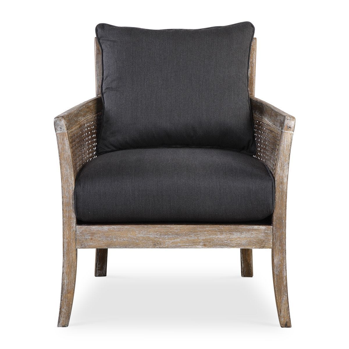 Encore Armchair, Gray - modern accent armchair for stylish interiors | Image 1 | InSTYLE Home & Rugs