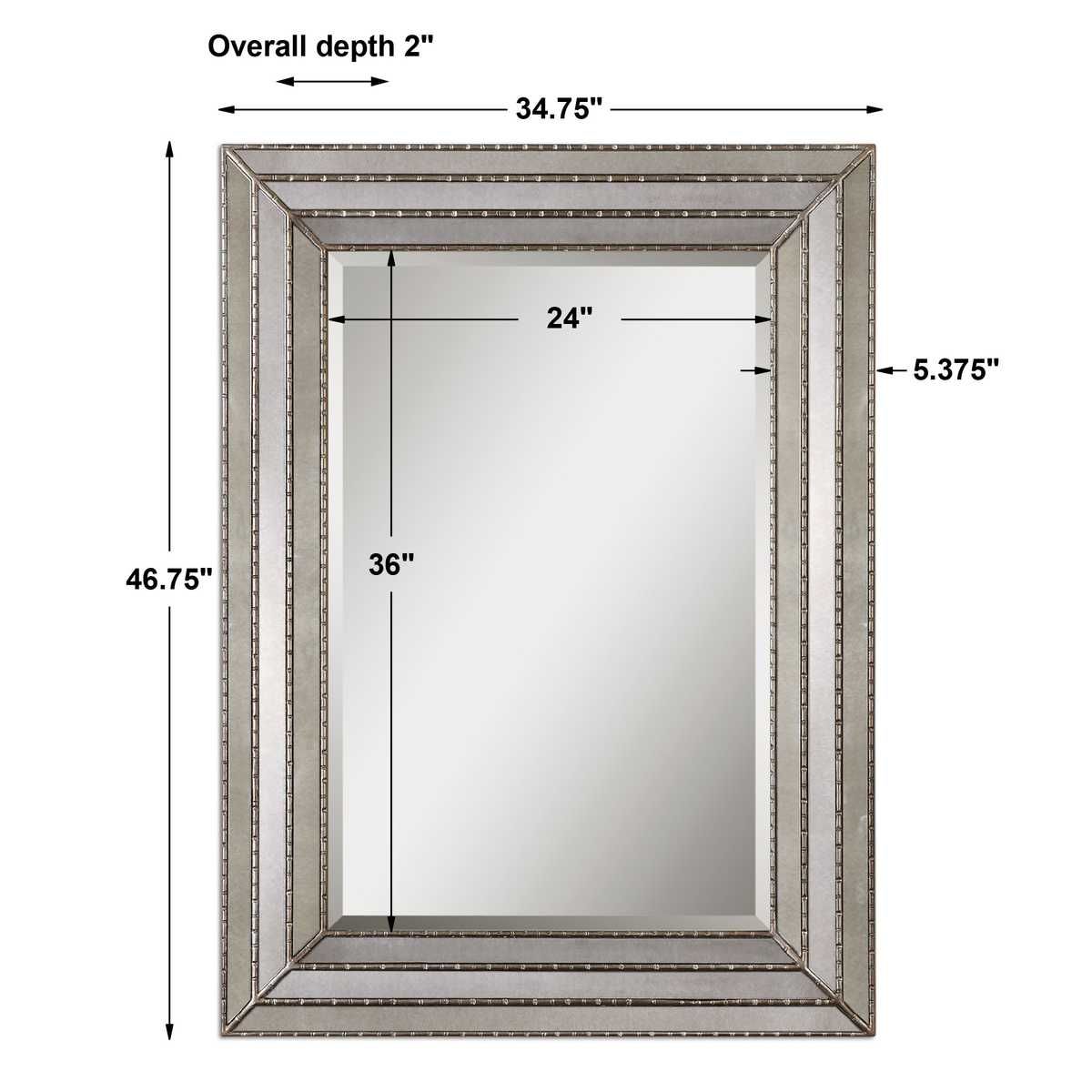 Seymour Mirror - modern mirror with sleek design for contemporary interiors | Image 6 | InSTYLE Home & Rugs