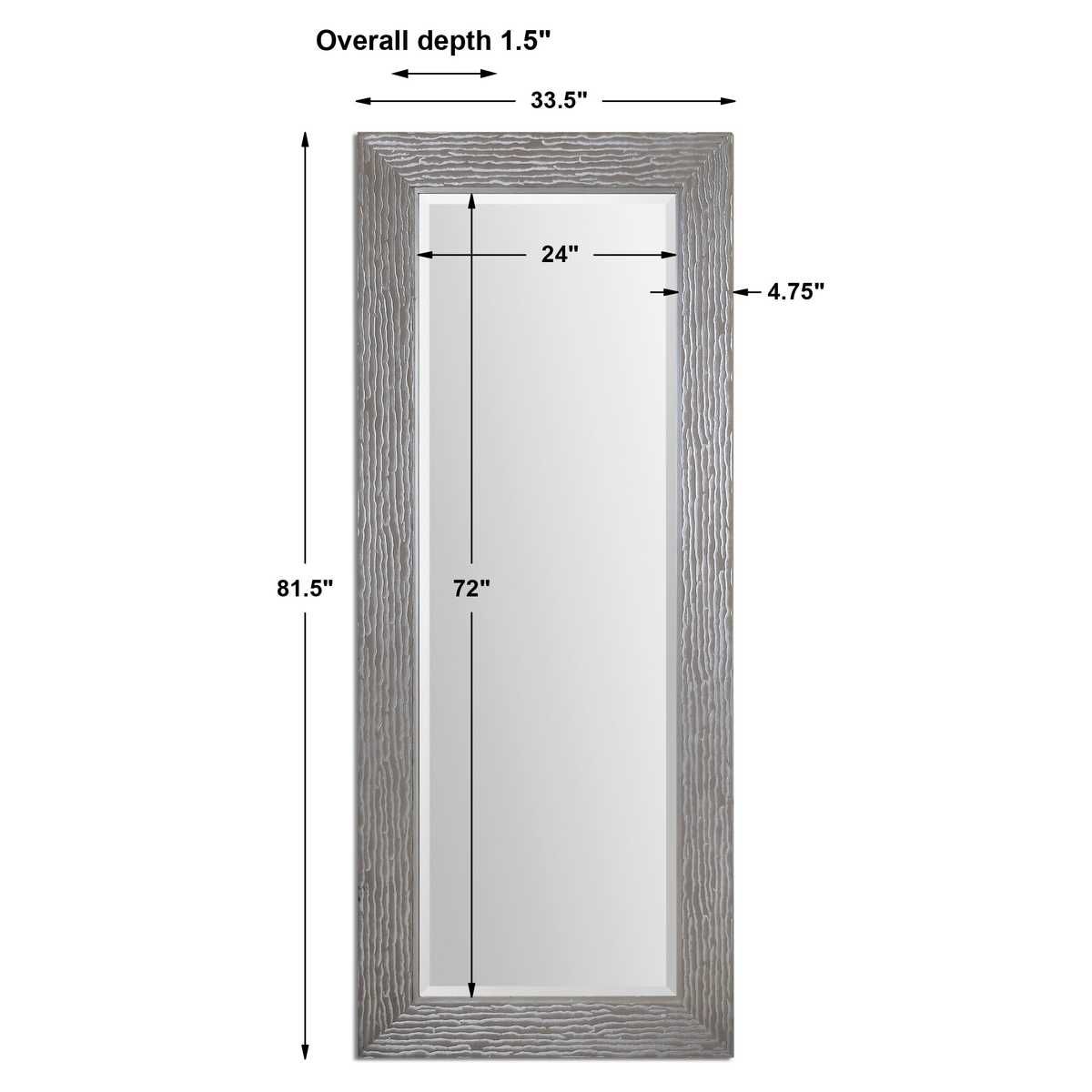 Amadeus Mirror - modern mirror with sleek design for contemporary interiors | Image 3 | InSTYLE Home & Rugs