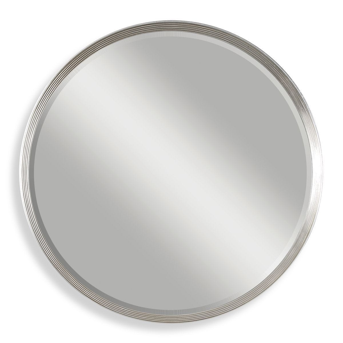 Serenza Round Mirror - modern mirror with sleek design for contemporary interiors | Image 2 | InSTYLE Home & Rugs