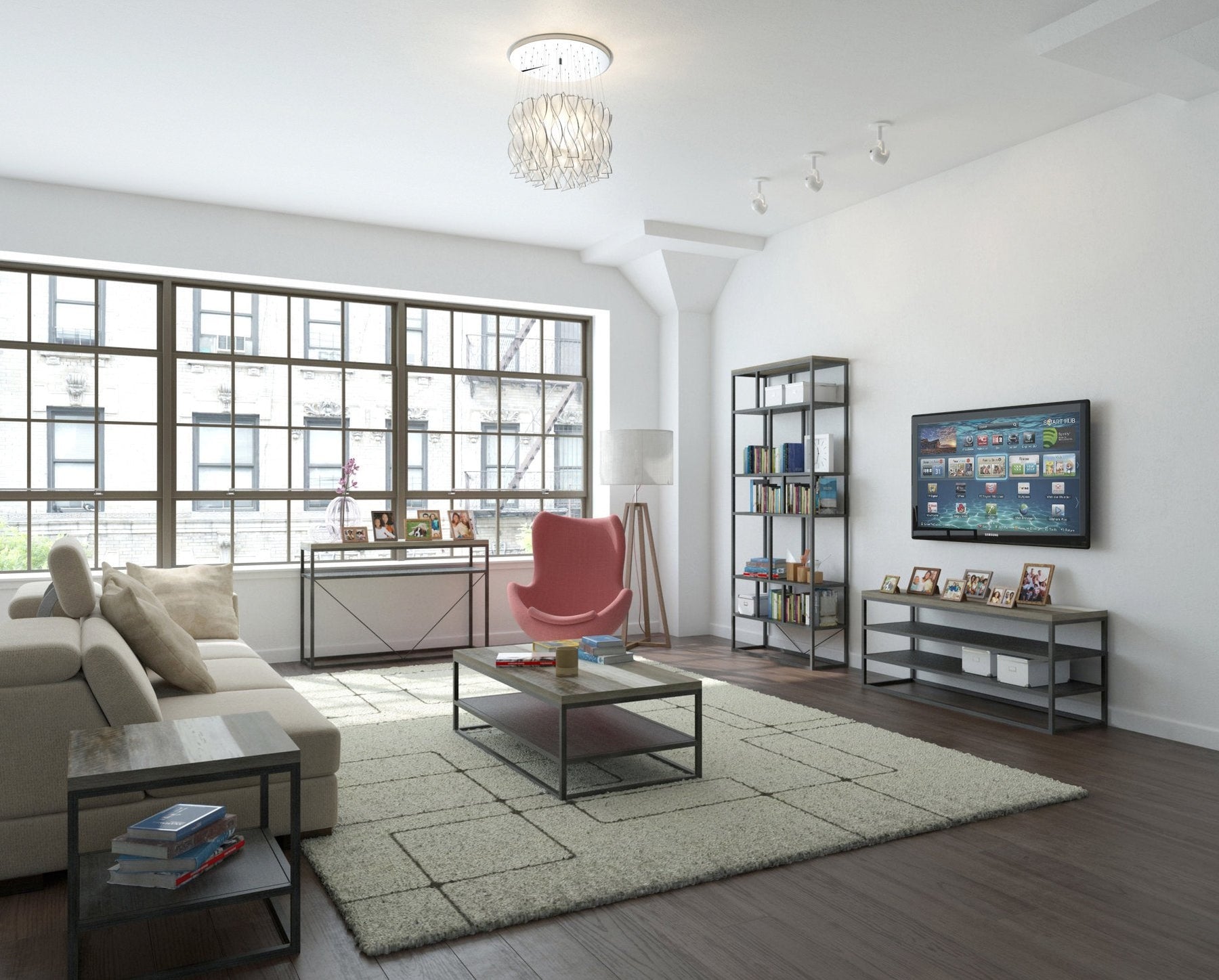 Metro Havana Tall Bookcase - wooden bookcases with multiple shelves for ample storage | Image 2 | InSTYLE Home & Rugs