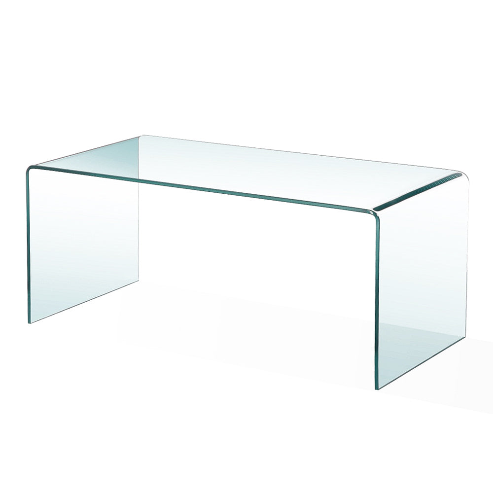 BENT GLASS Coffee Table GY-S01CT-10 Condo - versatile tables for living rooms and entryways | Image 1 | InSTYLE Home & Rugs