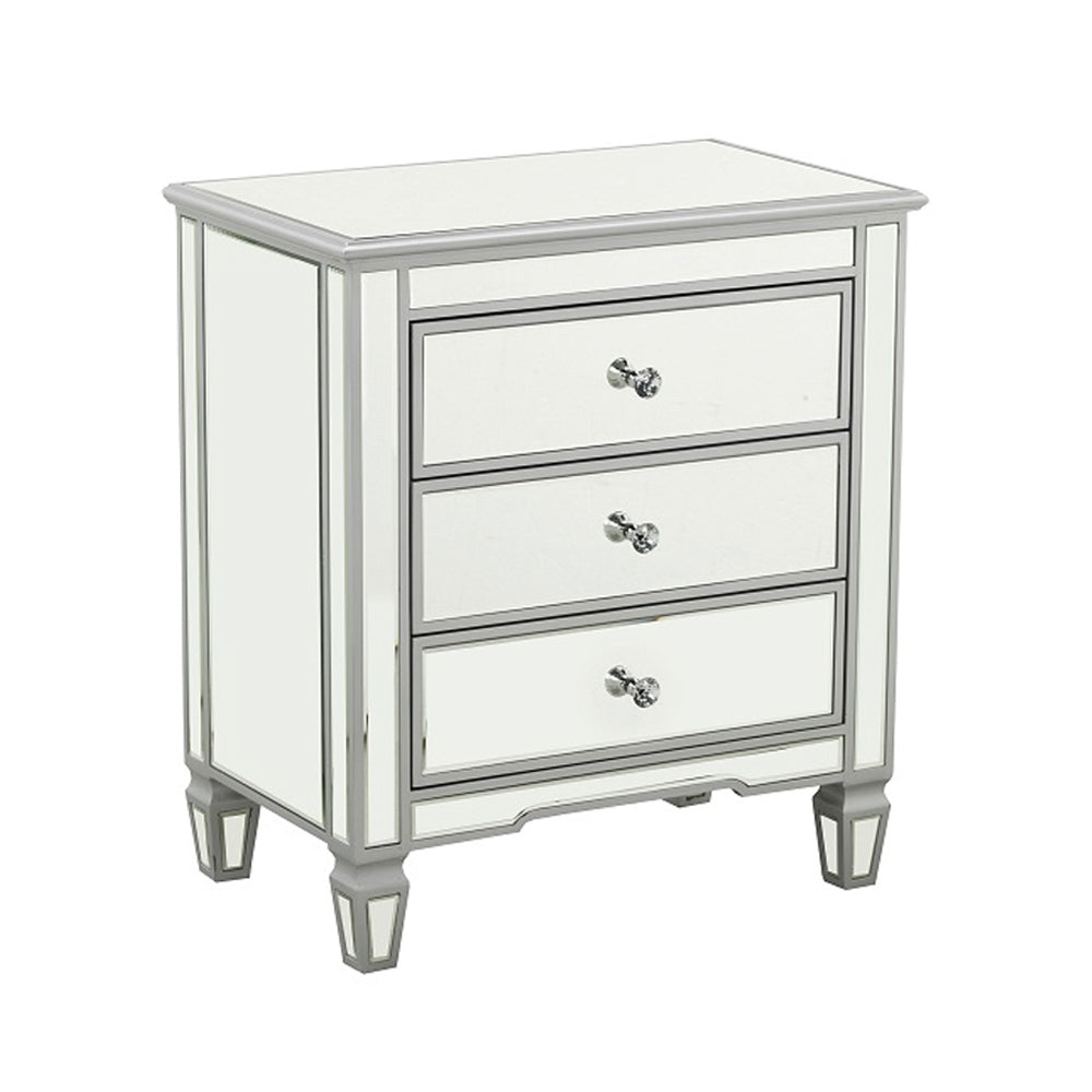 Mirror Side Stand 3 Drawer GY-12055 - elegant and functional accent pieces for any room | Image 2 | InSTYLE Home & Rugs