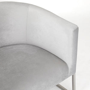 HONEYCOMB Accent Chair GY-AC-8148 Grey velvet - variety of styles from classic to contemporary | Image 5 | InSTYLE Home & Rugs