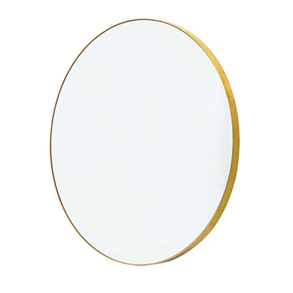 Wall Mirror Brushed Gold - modern gold mirror | Image 1 | InSTYLE Home & Rugs