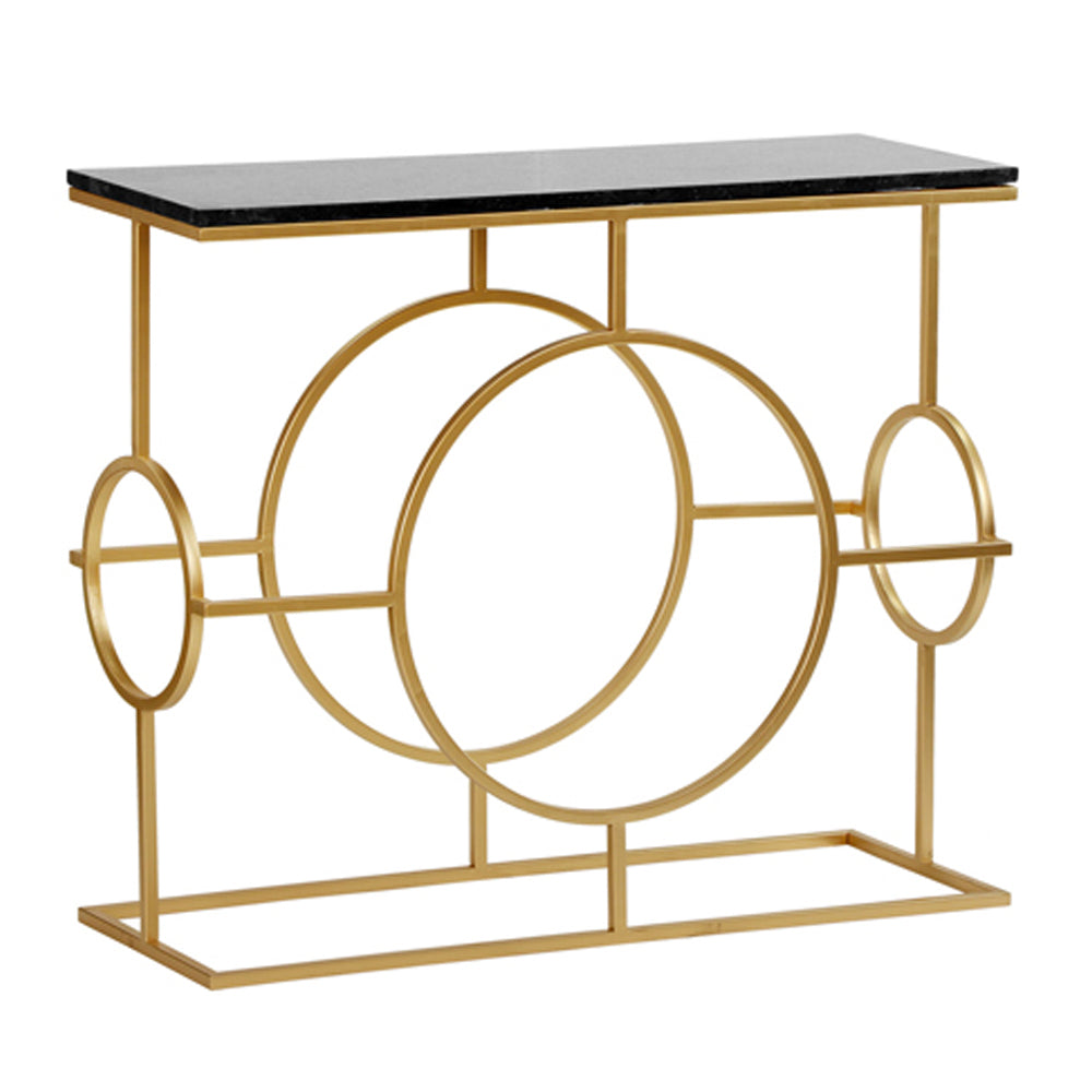 HARRISON Console Table - modern black & gold console table | Image 1 | InSTYLE Home & Rugs