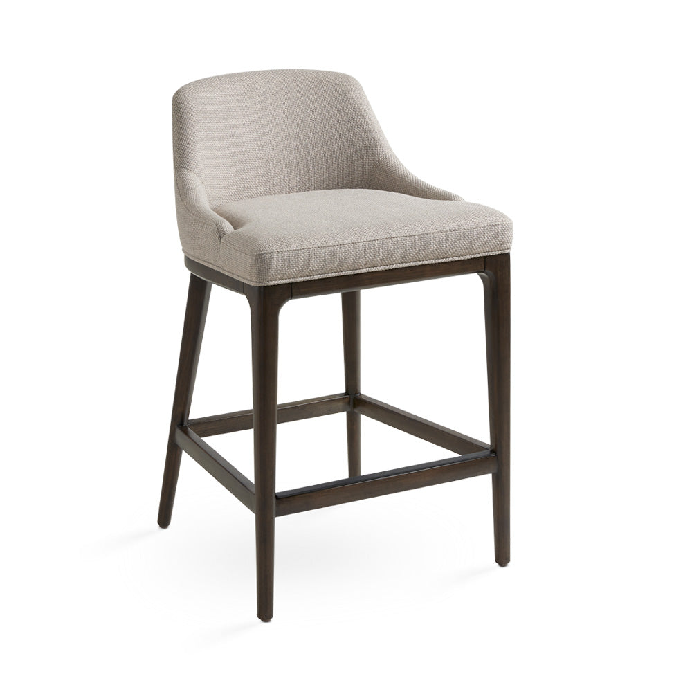 EVERETT COUNTER CHAIR Grey Linen | InSTYLE Home & Rugs