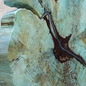 Bahati Wood Sculpture, Blue - transform your walls with stylish wall decor | Image 6 | InSTYLE Home & Rugs