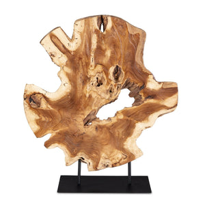 Bahati Wood Sculpture, Natural - find the perfect pieces to complement your interior design | Image 2 | InSTYLE Home & Rugs