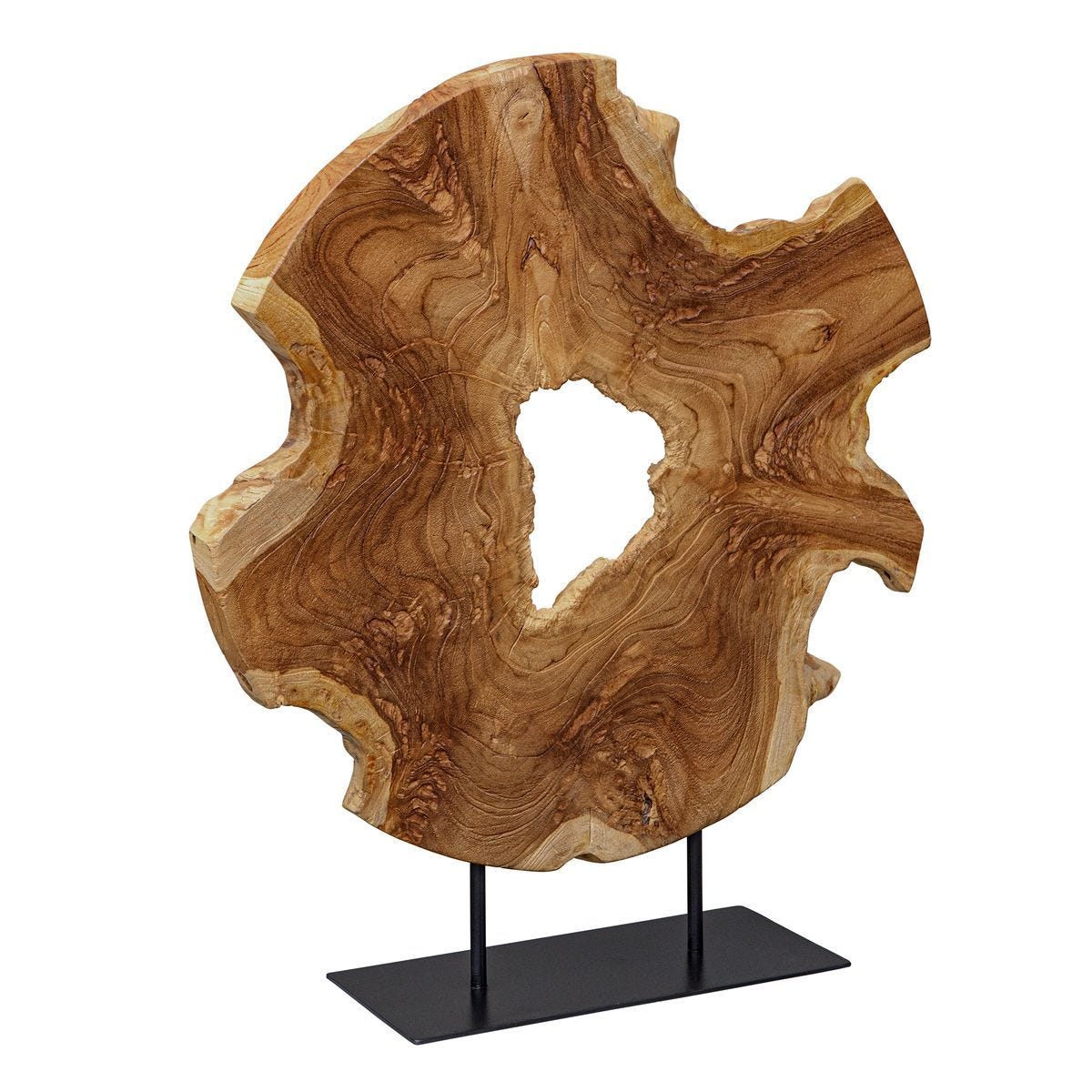 Bahati Wood Sculpture, Natural - find the perfect pieces to complement your interior design | Image 4 | InSTYLE Home & Rugs