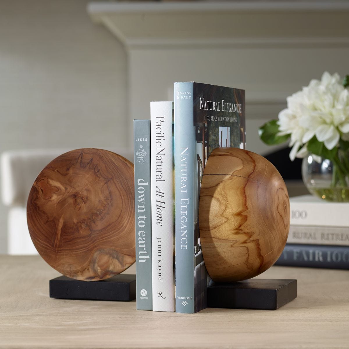 Teak and Noir Bookends, S/2 - decor accents and accessories for every room | Image 11 | InSTYLE Home & Rugs