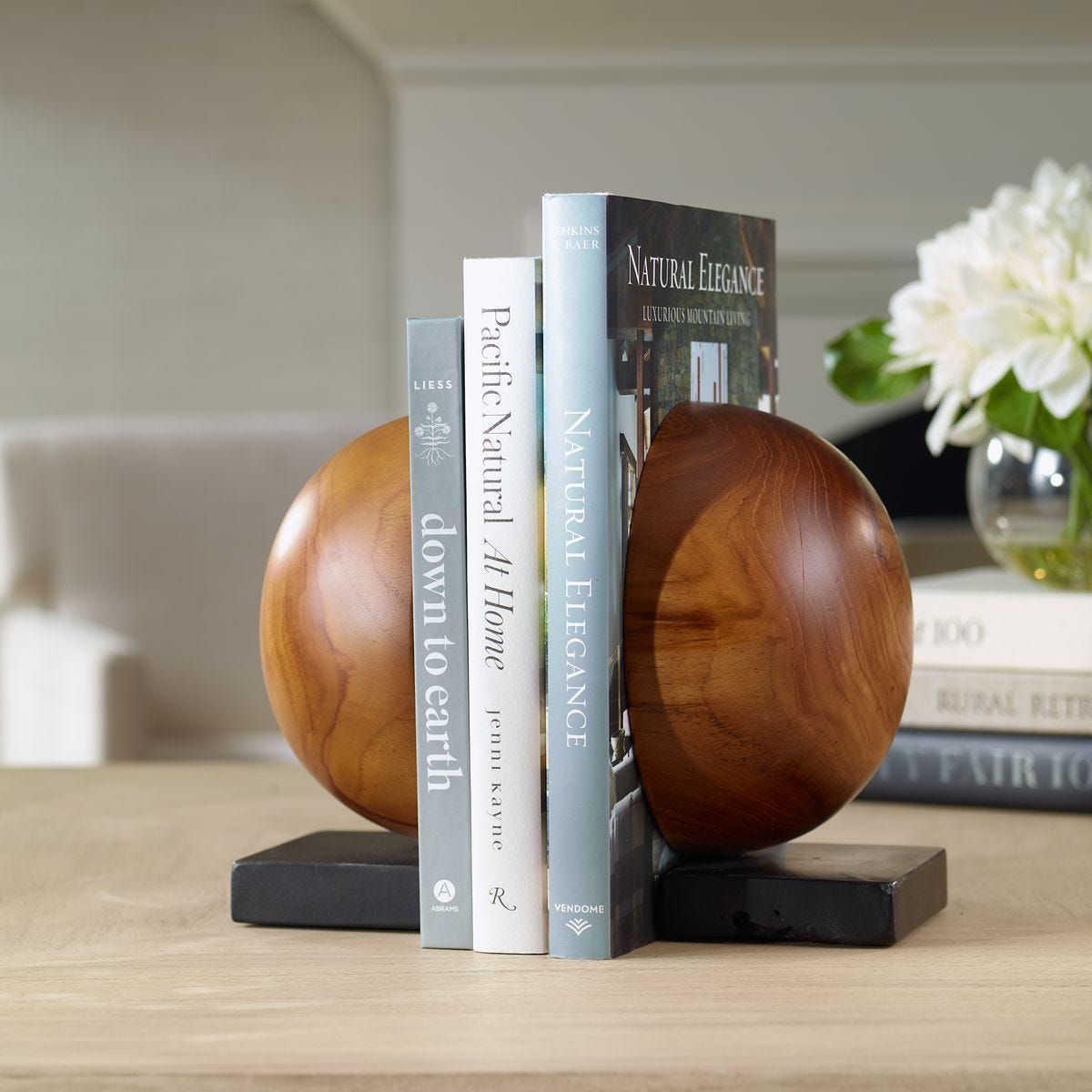 Teak and Noir Bookends, S/2 - decor accents and accessories for every room | Image 10 | InSTYLE Home & Rugs